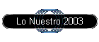 Lo Nuestro 2003
